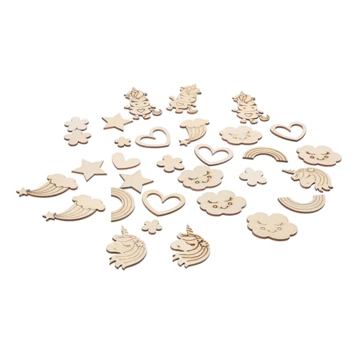 DOITOOL 60 Stück DIY Holz Einhorn Teiliges und Bastelset für Bemalbare Holzfiguren für DIY Projekte und Künstlerische Gestaltung Perfektes für Spielideen DOITOOL 60 Stück DIY Holz Einhorn Teiliges und Bastelset für Bemalbare Holzfiguren für DIY Projekte und Künstlerische Gestaltung Perfektes für Spielideen von DOITOOL