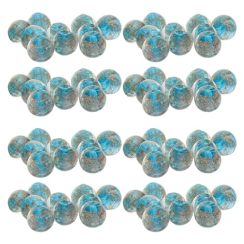 DOITOOL 60 Stück Glasperlen Rocailles Perlen Für Schmuckhersteller Halskettenzauber Ringe Webstuhl Buchstabenperlen Perlen Für Armbänder Anhänger Für Die Schmuckherstellung Bausatz Blue von DOITOOL