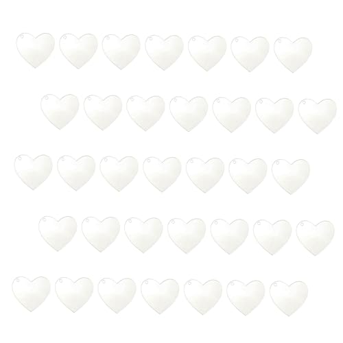 DOITOOL 60 Stück Herzförmiger Schlüsselanhänger Anhänger mit DIY Bastelzubehör für Schlüsselanhänger Blanko Pendants für Dekoration und DOITOOL 60 Stück Herzförmiger Schlüsselanhänger Anhänger mit DIY Bastelzubehör für Schlüsselanhänger Blanko Pendants für Dekoration und von DOITOOL