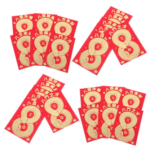 DOITOOL 60 Stück Lai Feng Geldumschlag Kartenumschläge Süße Umschläge Chinesisches Neujahrsumschlag Hochzeitsgeldumschläge Geldhalter Für Bargeld Papier Rot DOITOOL 60 Stück Lai Feng Geldumschlag Kartenumschläge Süße Umschläge Chinesisches Neujahrsumschlag Hochzeitsgeldumschläge Geldhalter Für Bargeld Papier Rot von DOITOOL