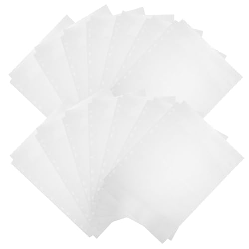 DOITOOL 60 Stück Nachfüllseiten Klarsichthüllen für Fotos und Postkarten Doppelseitige Schutzhüllen für Organisierung und Präsentation von Bildern von DOITOOL