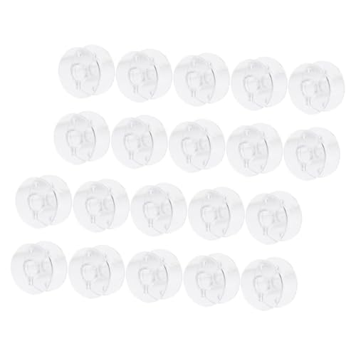 DOITOOL 60 Stück Nähmaschinenspule Spulen nähen Zubehör für Nähmaschinen Plastik Transparent von DOITOOL