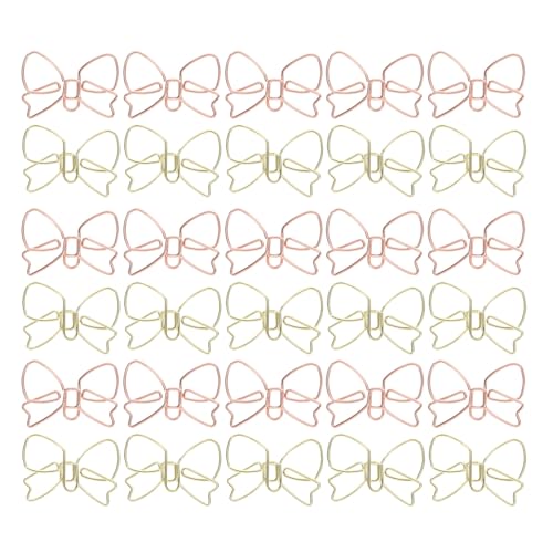 DOITOOL 60 Stück Paperclips in Schleifenform – Lustige, niedliche Büroklammern als Lesezeichen und Planerclips – Praktisches Zubehör für Büro, Schule, Hochzeit und Dokumentenablage DOITOOL 60 Stück Paperclips in Schleifenform – Lustige, niedliche Büroklammern als Lesezeichen und Planerclips – Praktisches Zubehör für Büro, Schule, Hochzeit und Dokumentenablage von DOITOOL