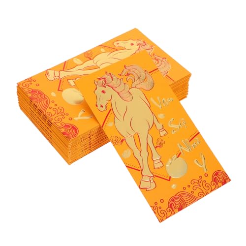 DOITOOL 60 Stück Rote Umschläge Jahr Des Pferdes Vietnamesische Goldene Lunar Year Geldumschläge mit Edlem Pferdemotiv für Frühlingsfest Hochzeit Geburtstag Feier DOITOOL 60 Stück Rote Umschläge Jahr Des Pferdes Vietnamesische Goldene Lunar Year Geldumschläge mit Edlem Pferdemotiv für Frühlingsfest Hochzeit Geburtstag Feier von DOITOOL