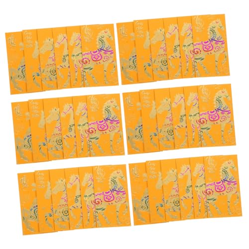 DOITOOL 60 Stück Rote Umschläge für das Frühjahrsfest des des Pferdes Frühlingsfest rote Tasche Neujahrsumschlag Pferdrote Umschläge Frühlingsfest Hongbao Papier Golden DOITOOL 60 Stück Rote Umschläge für das Frühjahrsfest des des Pferdes Frühlingsfest rote Tasche Neujahrsumschlag Pferdrote Umschläge Frühlingsfest Hongbao Papier Golden von DOITOOL