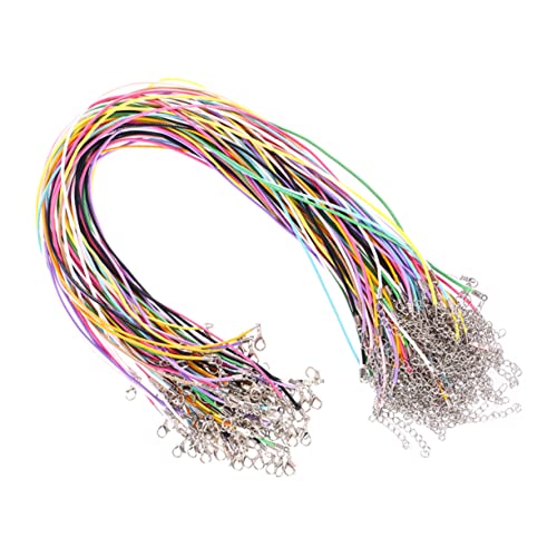 DOITOOL 60 Stück Schnur Schmuckperlenschnur famaliguy bastelzeug necklace schmucketui kette schmuck kette die bescherung Halsketten Schließungen Schließe Verschlüsse Halskette Seil von DOITOOL