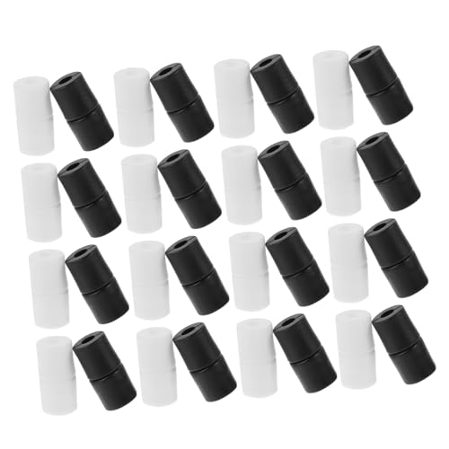 DOITOOL 60 Stück Teiliges Kunststoff Seilverbinder Sicherheitsverschluss DIY Basteln Steckverschluss Weiß Langlebig Praktisch für Schmuck Armband Zubehör von DOITOOL