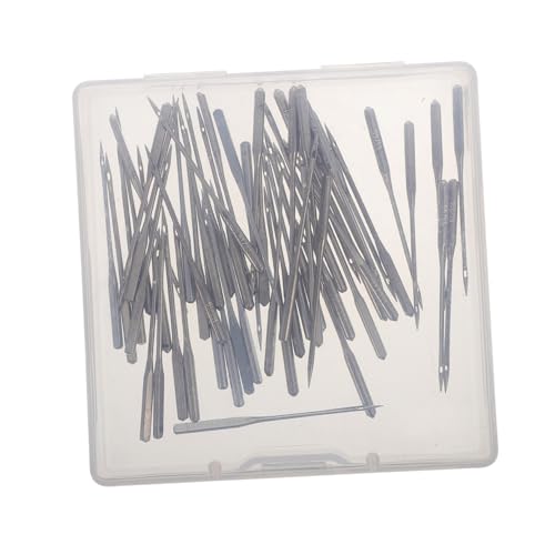 DOITOOL 60 Stück Teiliges Nähmaschinen Nadelsortiment Heavy Duty Kugelnähnadeln Kompatibel mit Verschiedenen Nähmaschinen Aufbewahrungsbox für Einfache Handhabung und Transport von DOITOOL
