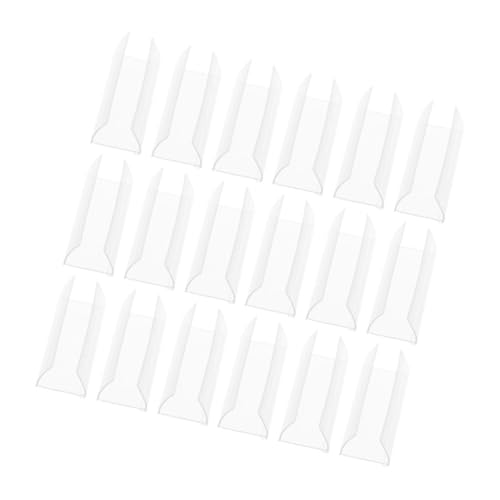 DOITOOL 60 Stück Teiliges Preisschildhalter aus Leichtem Pet Einfach zu Montieren Vielseitig für Supermarkt Regal Etiketten für Obst Gemüse Preisdisplay im Einzelhandel von DOITOOL