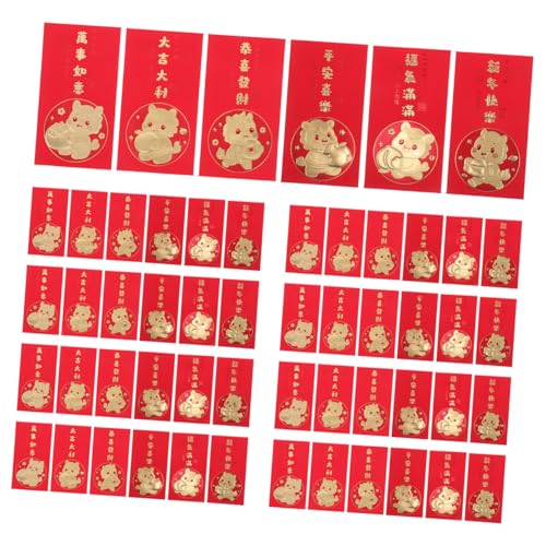 DOITOOL 60 Stück Teiliges Rote Geldumschläge Jahr Des Pferdes Design Großformat für Scheine Vietnamesische und Chinesische Glücksumschläge Vielseitig für Firmenfeiern und DOITOOL 60 Stück Teiliges Rote Geldumschläge Jahr Des Pferdes Design Großformat für Scheine Vietnamesische und Chinesische Glücksumschläge Vielseitig für Firmenfeiern und von DOITOOL