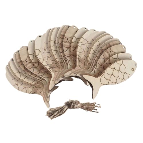 DOITOOL 60 Stück Teiliges Unlackierte Holzfische zum Basteln Robuste Holzscheiben mit Naturholzmaserung DIY Fischanhänger für Sommerdeko Vielseitige Hängende Ornamente für Wohnzimmer und DOITOOL 60 Stück Teiliges Unlackierte Holzfische zum Basteln Robuste Holzscheiben mit Naturholzmaserung DIY Fischanhänger für Sommerdeko Vielseitige Hängende Ornamente für Wohnzimmer und von DOITOOL