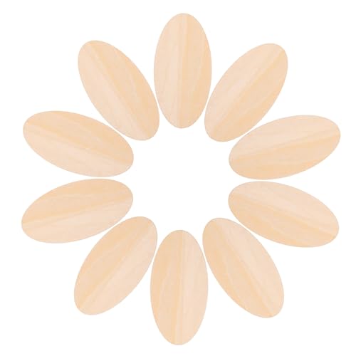 DOITOOL 60 Stück Unvollendete Holzplatten für Diy Projekte Oval Geformte Holzdiscs zum Malen Gravieren und Dekorieren von Zuhause DOITOOL 60 Stück Unvollendete Holzplatten für Diy Projekte Oval Geformte Holzdiscs zum Malen Gravieren und Dekorieren von Zuhause von DOITOOL