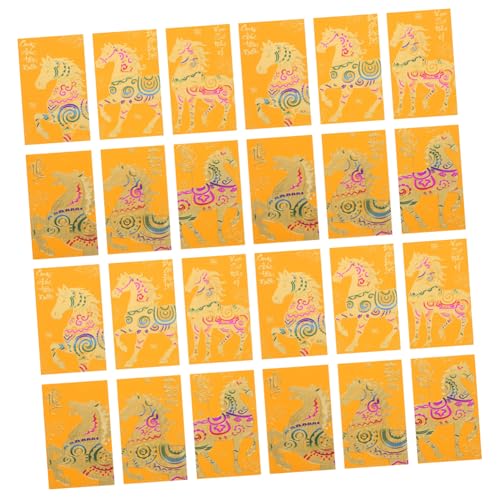 DOITOOL 60 Stück Vietnamesische Neujahrs Rotumschläge mit Pferdemotiv Glückliche Geldumschläge für Frühlingsfest für und Festlichkeiten Goldene Reichhaltige Vietnamesische Ästhetik von DOITOOL
