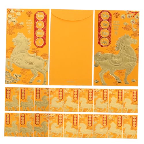DOITOOL 60 Stück Vietnamische Rote Umschläge Pferde Spring Festival Geldumschläge Großpackung Traditionelle Neujahrs Hongbao für Frühlingsfest DOITOOL 60 Stück Vietnamische Rote Umschläge Pferde Spring Festival Geldumschläge Großpackung Traditionelle Neujahrs Hongbao für Frühlingsfest von DOITOOL