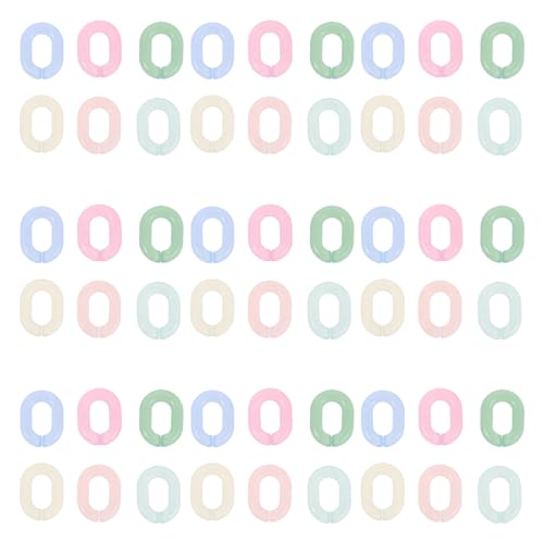 DOITOOL 600 Stück ovale Verbindungslagen: Bunte Acrylglieder 14x20 mm – Schnellverbinder für Taschen- und Brillenketten DOITOOL 600 Stück ovale Verbindungslagen: Bunte Acrylglieder 14x20 mm – Schnellverbinder für Taschen- und Brillenketten von DOITOOL