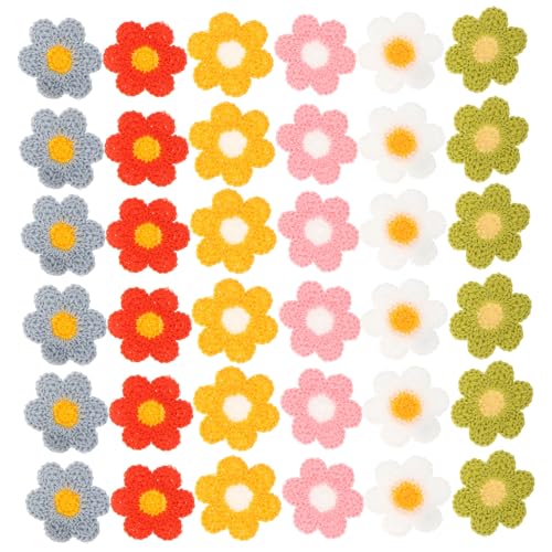 DOITOOL 60Stücke Dekorative Patches Farben DIY Aufnäher für Hüte Kleidung und Accessoires Langlebige Flicken für Nähprojekte für Reparaturen und Dekoration von DOITOOL