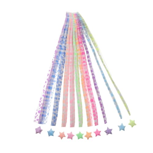 DOITOOL 630Stücke Leuchtende Origami Sternstreifen Handgefertigte Papierstreifen für DIY Projekte zum Basteln von Sternen für Erwachsene Langlebiges Papier von DOITOOL