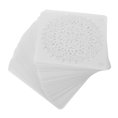 DOITOOL 64 Stück Bastelschablonen Vorlagen Malschablonen Selber Machen Malen Kunst Kleine Mandala-schablonen Diy-mandala-elemente-schablonen Tragbare Malschablonen Und Das Haustier Weiß DOITOOL 64 Stück Bastelschablonen Vorlagen Malschablonen Selber Machen Malen Kunst Kleine Mandala-schablonen Diy-mandala-elemente-schablonen Tragbare Malschablonen Und Das Haustier Weiß von DOITOOL