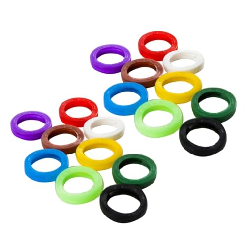 DOITOOL 64 Stück Teiliges Bunter Elastischer Silikon Schlüsselkennzeichner Dehnbare Key Sleeves zur Einfachen Farbcodierung und Identifikation von Hausschlüsseln Geruchlos Zufällige Farbe DOITOOL 64 Stück Teiliges Bunter Elastischer Silikon Schlüsselkennzeichner Dehnbare Key Sleeves zur Einfachen Farbcodierung und Identifikation von Hausschlüsseln Geruchlos Zufällige Farbe von DOITOOL
