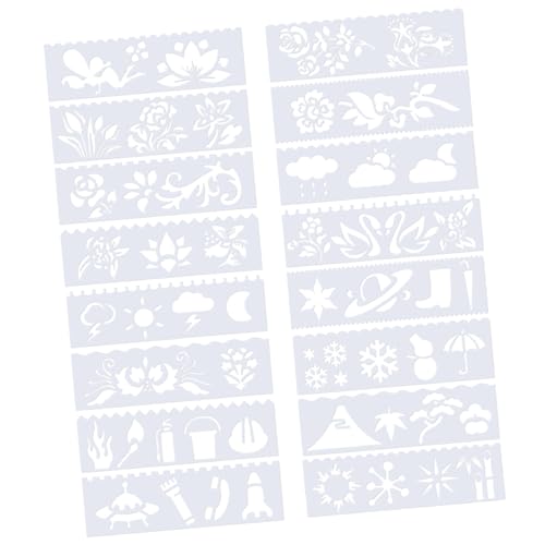 DOITOOL 64 Stück Teiliges Kreativ Schablonen Set für Diy Malschablonen für Mädchen Wiederverwendbare Zeichenschablonen für Kunst und Handwerk für Malprojekte und Kreative Aktivitäten DOITOOL 64 Stück Teiliges Kreativ Schablonen Set für Diy Malschablonen für Mädchen Wiederverwendbare Zeichenschablonen für Kunst und Handwerk für Malprojekte und Kreative Aktivitäten von DOITOOL
