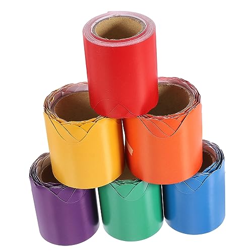 DOITOOL 6Rollen Gewellte Pinnwand Bordüren Selbstklebende Border Sticker Für Klassenzimmer Dekoration Bulletin Grenzen Für Korkwände Und Whiteboards DOITOOL 6Rollen Gewellte Pinnwand Bordüren Selbstklebende Border Sticker Für Klassenzimmer Dekoration Bulletin Grenzen Für Korkwände Und Whiteboards von DOITOOL