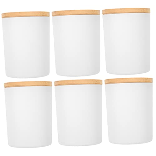 DOITOOL 6Sätze DIY Aromakerzen Glasbecher mit Bambusdeckel Leere Kerzengläser für Kerzenherstellung Aufbewahrungsbehälter für Badesalze Ätherische Öle und Mehr DOITOOL 6Sätze DIY Aromakerzen Glasbecher mit Bambusdeckel Leere Kerzengläser für Kerzenherstellung Aufbewahrungsbehälter für Badesalze Ätherische Öle und Mehr von DOITOOL