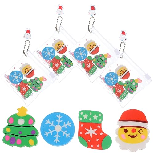 DOITOOL 6Sätze Niedlicher Weihnachts Radiergummis Cartoon Designs für Kreative Geschenkideen und Partydekorationen für Weihnachtsüberraschung DOITOOL 6Sätze Niedlicher Weihnachts Radiergummis Cartoon Designs für Kreative Geschenkideen und Partydekorationen für Weihnachtsüberraschung von DOITOOL