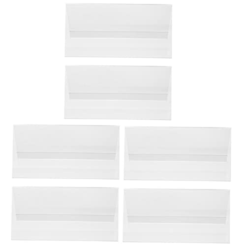 DOITOOL 6Stücke Acryl Tischständer für Konferenzen Doppelseitige Namensschilder aus Robustem Acryl für Veranstaltungen Hochzeiten und Geburtstagsfeiern von DOITOOL