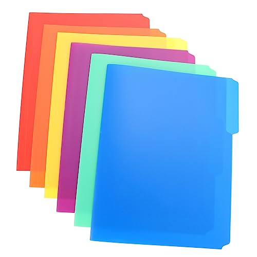 DOITOOL 6Stücke Bunter Kunststoffordner Teilig für Büroorganisation Multifunktionale Aufbewahrung von Testpapier und Dokumenten Leicht und Tragbar mit Clip Design DOITOOL 6Stücke Bunter Kunststoffordner Teilig für Büroorganisation Multifunktionale Aufbewahrung von Testpapier und Dokumenten Leicht und Tragbar mit Clip Design von DOITOOL