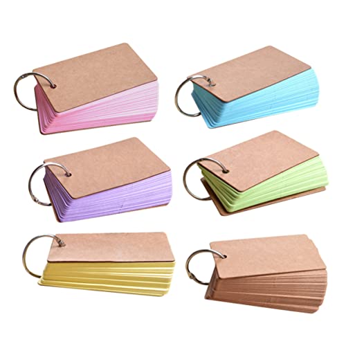 DOITOOL 6Stücke DIY Lernkarten im Kraftpapier Design Einfache Karteikarten für Schule und Büro Wiederverwendbar und Tragbar für Notizen Vokabeln und Kreative Projekte DOITOOL 6Stücke DIY Lernkarten im Kraftpapier Design Einfache Karteikarten für Schule und Büro Wiederverwendbar und Tragbar für Notizen Vokabeln und Kreative Projekte von DOITOOL