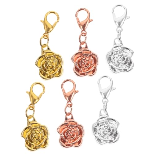 DOITOOL 6Stücke Magnetische Armbandverschlüsse Dekorative Rosen Karabiner Für Schmuck DIY Roségold Für Halsketten Und Armbänder DOITOOL 6Stücke Magnetische Armbandverschlüsse Dekorative Rosen Karabiner Für Schmuck DIY Roségold Für Halsketten Und Armbänder von DOITOOL