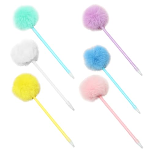 DOITOOL 6Stücke Niedliche Flauschige Kugelschreiber Kawaii Schreibstifte Für Flauschige Ballpoint Pens Für Schule Und Büro Einzigartige Dekorative Stifte DOITOOL 6Stücke Niedliche Flauschige Kugelschreiber Kawaii Schreibstifte Für Flauschige Ballpoint Pens Für Schule Und Büro Einzigartige Dekorative Stifte von DOITOOL