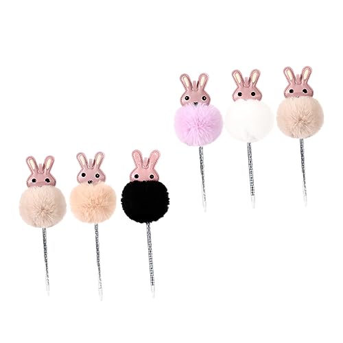 DOITOOL 6Stücke Niedliche Kaninchen Gelstifte Plüsch Kugelschreiber für Studenten Mischfarben für Schule Büro und Kreative Projekte DOITOOL 6Stücke Niedliche Kaninchen Gelstifte Plüsch Kugelschreiber für Studenten Mischfarben für Schule Büro und Kreative Projekte von DOITOOL