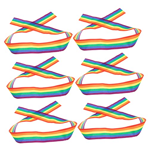 DOITOOL 6Stücke Regenbogenbänder Lgbt Haardekoration Geschenkband für Hochzeiten Partys DIY Projekte für Dekorationen Bastelarbeiten und Festlichkeiten DOITOOL 6Stücke Regenbogenbänder Lgbt Haardekoration Geschenkband für Hochzeiten Partys DIY Projekte für Dekorationen Bastelarbeiten und Festlichkeiten von DOITOOL