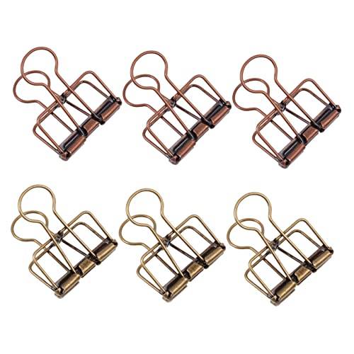DOITOOL 6Stücke Retro Büroklammern Metallpapierklammern Antikem für Dokumente Dateien und Papiere Hochwertige Clips für Büroorganisation DOITOOL 6Stücke Retro Büroklammern Metallpapierklammern Antikem für Dokumente Dateien und Papiere Hochwertige Clips für Büroorganisation von DOITOOL