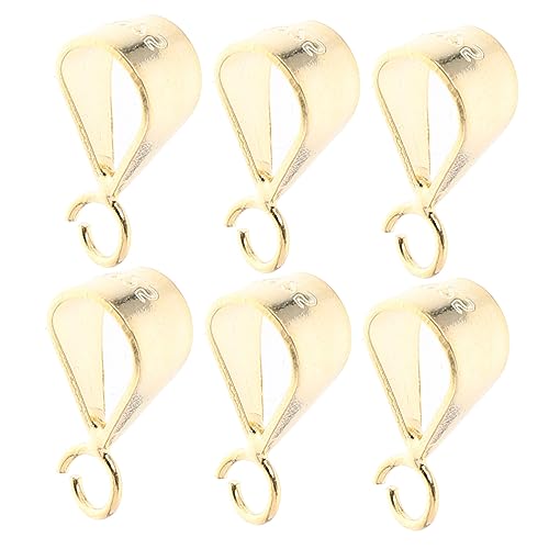 DOITOOL 6Stücke Silber Halsketten Charm Verschlüsse DIY Schmuckverbindung Armbandverschlüsse Für Bastelprojekte Praktische Quetschperlen Für Kettenanhänger DOITOOL 6Stücke Silber Halsketten Charm Verschlüsse DIY Schmuckverbindung Armbandverschlüsse Für Bastelprojekte Praktische Quetschperlen Für Kettenanhänger von DOITOOL