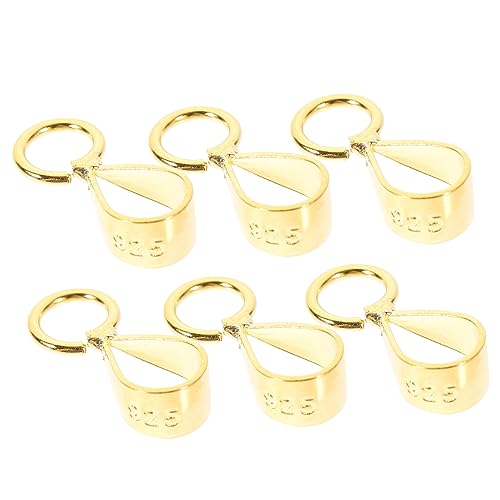 DOITOOL 6Stücke Verstellbare Schmuckanhänger Verschlüsse Langlebige Ketten Clip Verbindungsschnallen für DIY Halsketten Armbänder und Handgefertigten Schmuck von DOITOOL
