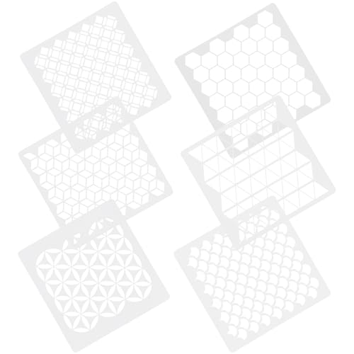 DOITOOL Anpassbare Herz-wandkunst-schablonen 6-teiliges Wandmalerei-vorlagen Für Dauerhaften Gebrauch DOITOOL Anpassbare Herz-wandkunst-schablonen 6-teiliges Wandmalerei-vorlagen Für Dauerhaften Gebrauch von DOITOOL