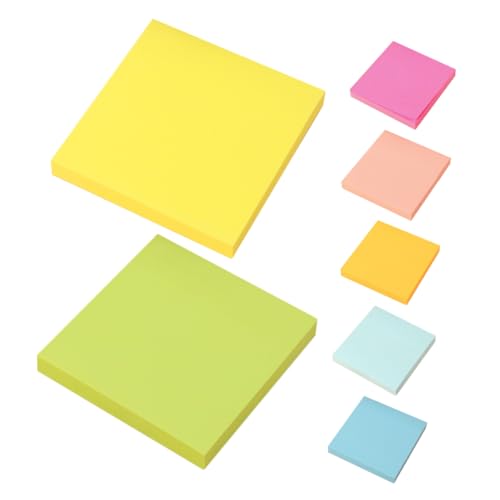 DOITOOL 7 Bunte Haftnotizen Registerkarten für Notizbücher Buchregisterkarten Notizbilder Büro Bindelaschen Etiketten für Dateiordner Tab rosa Filz Stoff nähen Papier von DOITOOL