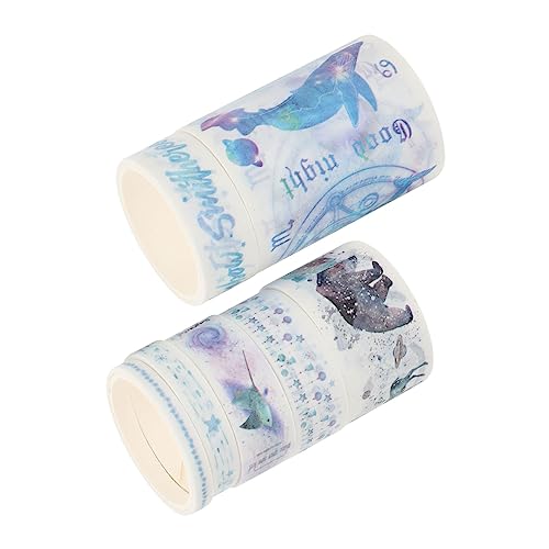DOITOOL 7 Rollen Diy Washi Tape Handgefertigte Dekorative Klebebänder für Scrapbooking und Journaling Wiederverwendbar Einfach zu Reißen für Bastelprojekte DOITOOL 7 Rollen Diy Washi Tape Handgefertigte Dekorative Klebebänder für Scrapbooking und Journaling Wiederverwendbar Einfach zu Reißen für Bastelprojekte von DOITOOL