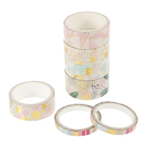 DOITOOL 7 Rollen Geometrisches Washi Tape Diy Klebeband mit Einzigartigem Design für Scrapbooking und Bastelprojekte pro für Dekoration und DOITOOL 7 Rollen Geometrisches Washi Tape Diy Klebeband mit Einzigartigem Design für Scrapbooking und Bastelprojekte pro für Dekoration und von DOITOOL