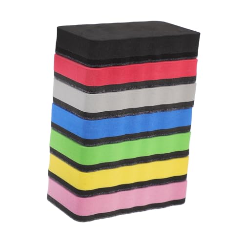 DOITOOL 7 Stück Filztuchbretttuch wischen kleine Radiergummis tragbare Whiteboard-Löscher trockene Radiergummis Mini-Whiteboard-Radierer Radiergummis für weiße Tafeln Whiteboardtücher Eva DOITOOL 7 Stück Filztuchbretttuch wischen kleine Radiergummis tragbare Whiteboard-Löscher trockene Radiergummis Mini-Whiteboard-Radierer Radiergummis für weiße Tafeln Whiteboardtücher Eva von DOITOOL