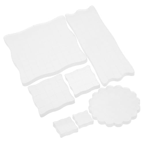 DOITOOL 7 Stück Teiliges Acryl Transparent mit Rasterlinien Vielseitig Einsetzbar für Einladungen Karten Scrapbooking und Journale aus Robustem Leicht zu Reinigendem Acrylmaterial DOITOOL 7 Stück Teiliges Acryl Transparent mit Rasterlinien Vielseitig Einsetzbar für Einladungen Karten Scrapbooking und Journale aus Robustem Leicht zu Reinigendem Acrylmaterial von DOITOOL