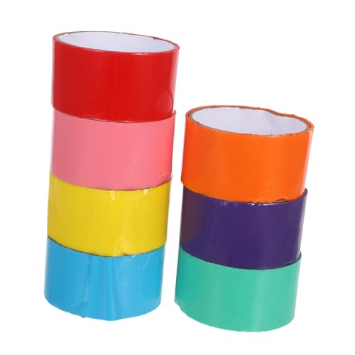 DOITOOL 7 Stück Teiliges Bunte Rainbow Strong Adhesive Tape Breit Stark Haftende DIY Klebebänder für Bastelprojekte Stressabbauende Sensorische Klebebänder für Erwachsene DOITOOL 7 Stück Teiliges Bunte Rainbow Strong Adhesive Tape Breit Stark Haftende DIY Klebebänder für Bastelprojekte Stressabbauende Sensorische Klebebänder für Erwachsene von DOITOOL