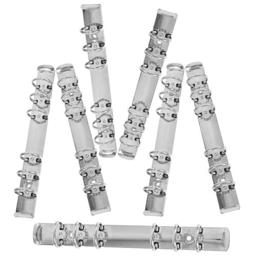 DOITOOL 7 Stück Teiliges Ringmechanismus Binder Spines Kämme Metall Bindeelemente für DIY Loseblattsammler Leicht Erweiterbar Passend für Terminplaner und Ringbucheinlagen DOITOOL 7 Stück Teiliges Ringmechanismus Binder Spines Kämme Metall Bindeelemente für DIY Loseblattsammler Leicht Erweiterbar Passend für Terminplaner und Ringbucheinlagen von DOITOOL
