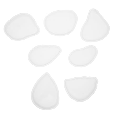 DOITOOL 7 Stück Teiliges Silikonform für Anhänger Stabile Wiederverwendbare Epoxidharz Schmuck Gießformen mit Unregelmäßigen Formen Einfach Entnehmbar für DIY Halsketten und DOITOOL 7 Stück Teiliges Silikonform für Anhänger Stabile Wiederverwendbare Epoxidharz Schmuck Gießformen mit Unregelmäßigen Formen Einfach Entnehmbar für DIY Halsketten und von DOITOOL