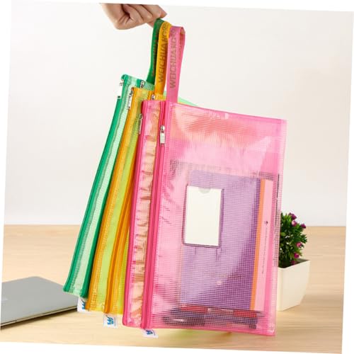 DOITOOL 7 Stück Teiliges Transparente Mesh Dateitaschen mit Reißverschluss und Reißfest Vielseitiger Organizer für Büro Schule und Zuhause Robuste PVC Aufbewahrungstaschen Zufällige Farbe DOITOOL 7 Stück Teiliges Transparente Mesh Dateitaschen mit Reißverschluss und Reißfest Vielseitiger Organizer für Büro Schule und Zuhause Robuste PVC Aufbewahrungstaschen Zufällige Farbe von DOITOOL