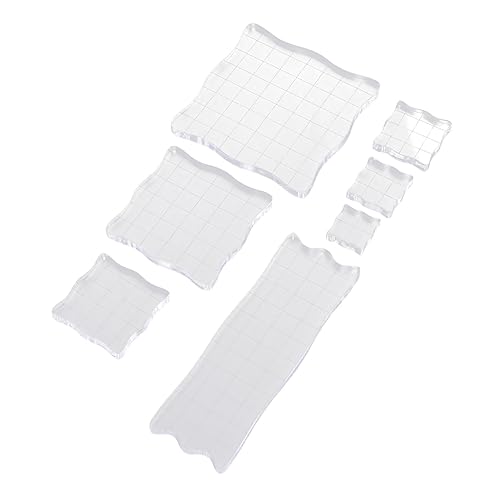 DOITOOL 7 Teiliges Silikon Stempel Set Stanzblöcke Zum Basteln Von Scrapbooks Transparente Stempelblöcke Prägestempel Albumstempel Für Die Kartenherstellung Schneidemaschine DOITOOL 7 Teiliges Silikon Stempel Set Stanzblöcke Zum Basteln Von Scrapbooks Transparente Stempelblöcke Prägestempel Albumstempel Für Die Kartenherstellung Schneidemaschine von DOITOOL