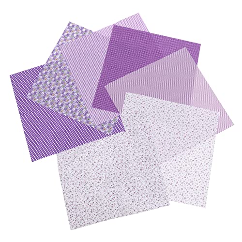 DOITOOL 7 Teiliges Stoffbündel Patchwork Nähzubehör Quadrate Stickerei Bastelstoff Quiltstoff Steppstoff Gelb Stoff Musselin Quiltzubehör Nähstoff Muster Baumwolle Lila DOITOOL 7 Teiliges Stoffbündel Patchwork Nähzubehör Quadrate Stickerei Bastelstoff Quiltstoff Steppstoff Gelb Stoff Musselin Quiltzubehör Nähstoff Muster Baumwolle Lila von DOITOOL