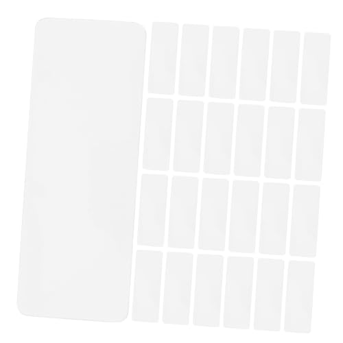 DOITOOL 70 Stück Magnetische Namensschilds Magnetische, Trocken Abwischbare Namensschilder Wiederverwendbare, Trocken Abwischbare Etiketten Leerer Namensschild Weich Magnetisch Weiß von DOITOOL